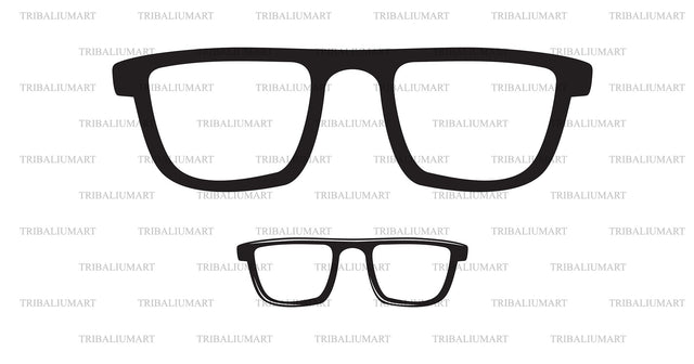 Reading Glasses SVG TribaliumArtSF 