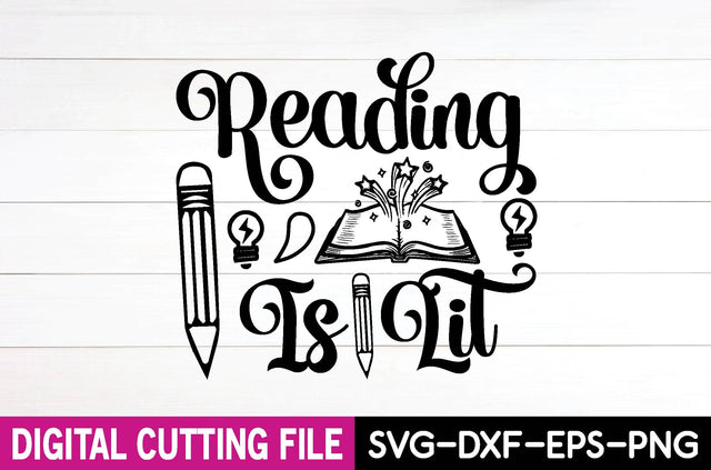 reading is lit SVG md faruk hossain 