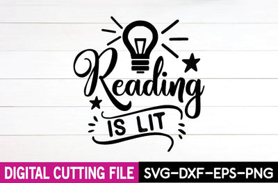 reading is lit SVG md faruk hossain 