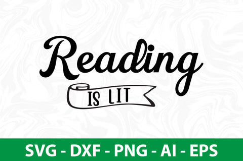 Reading is Lit svg SVG orpitasn 