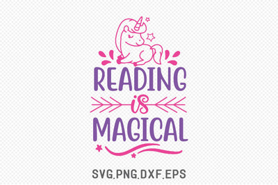 Reading Is Magical SVG Creativeart88 