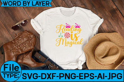 Reading is Magical SVG Cut File SVG Studio Innate 