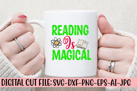 Reading Is Magical SVG Cut File SVG Syaman 
