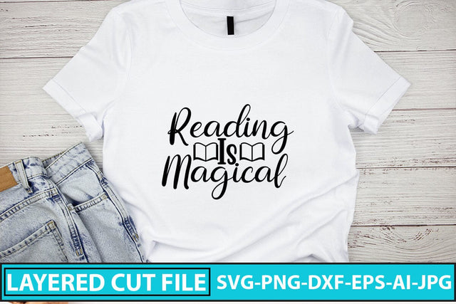 Reading Is Magical SVG Cut File SVG Syaman 