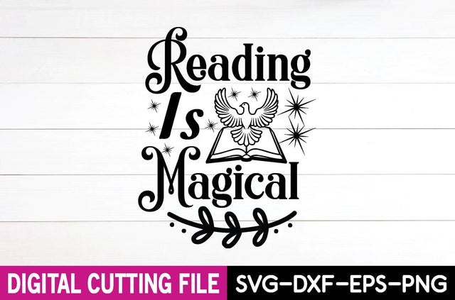 reading is magical SVG md faruk hossain 