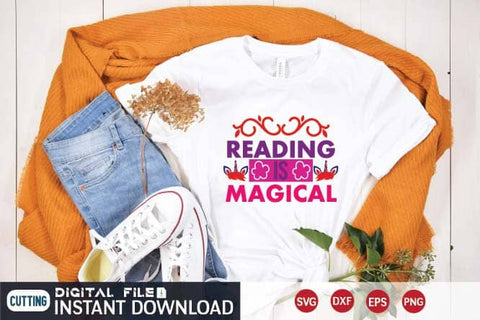 reading is magical svg SVG designer krishna 