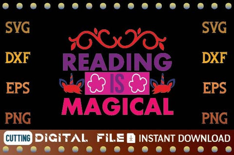 reading is magical svg SVG designer krishna 