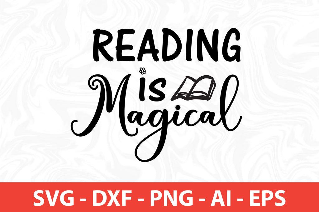 Reading is Magical SVG - So Fontsy