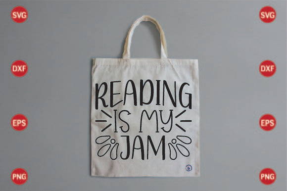 Reading is My Jam SVG CraftlabSvg29 