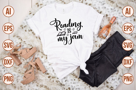 Reading Is My Jam SVG SVG nirmal108roy 