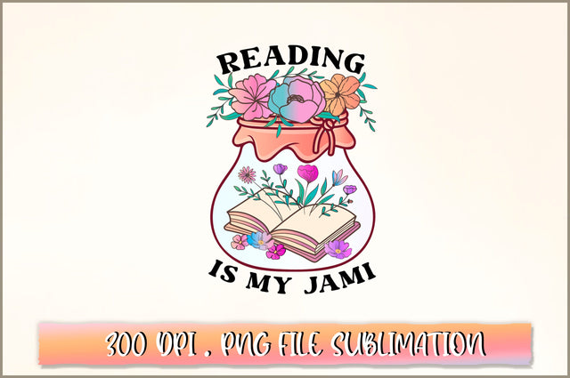 Reading is my jami Sublimation SVG Shetara Begum 