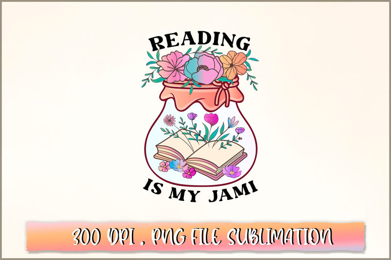 Reading is my jami Sublimation SVG Shetara Begum 