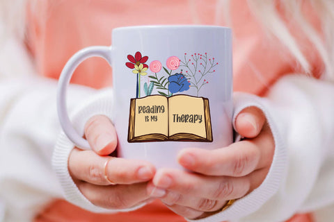 Reading is My Therapy Sublimation Sublimation Rupkotha 
