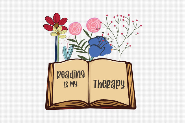 Reading is My Therapy Sublimation Sublimation Rupkotha 