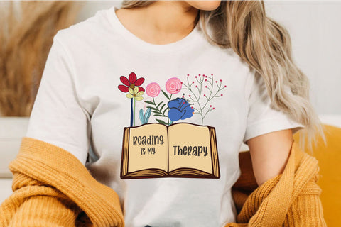 Reading is My Therapy Sublimation Sublimation Rupkotha 