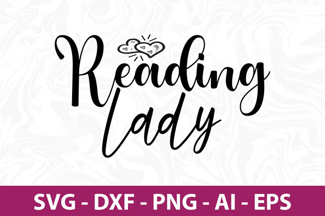 Reading Lady svg SVG orpitasn 