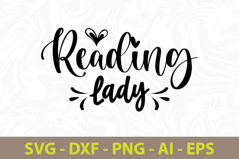Reading Lady svg SVG orpitasn 