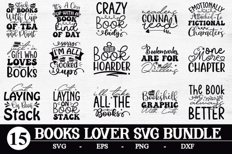 Reading svg bundle, book lover svg, book svg, library svg, book quotes svg, floral book svg, librarian svg, book t shirt svg, book worm svg SVG Svgcraft 