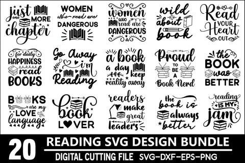 Reading SVG Bundle SVG md faruk hossain 