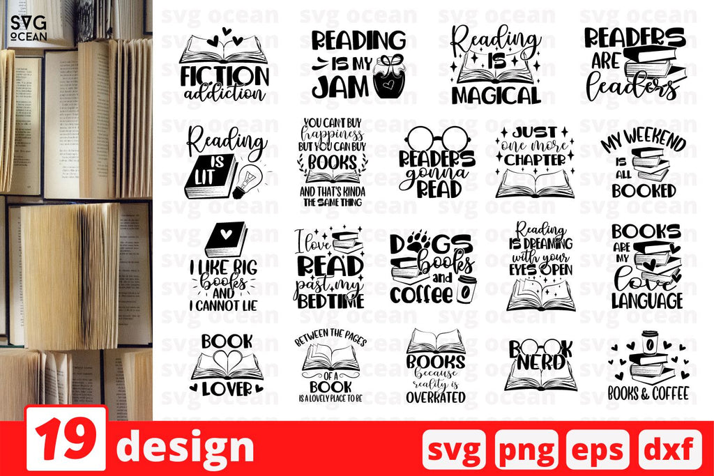 Reading SVG Bundle - So Fontsy