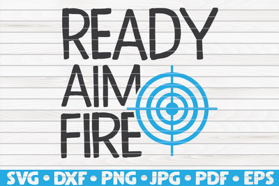 Ready aim fire SVG | Bathroom quote SVG HQDigitalArt 