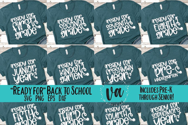 Ready for Grades Back to School SVGs SVG V. Anderson Designs 