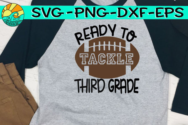 Ready Tackle Third Grade - SVG PNG EPS DXF SVG On the Beach Boutique 