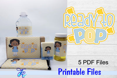 Ready To Pop - Blue Solid aa 3D Paper Family Creations 