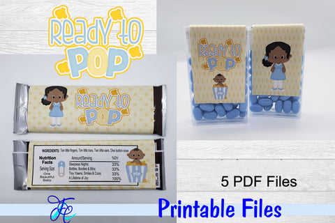 Ready To Pop - Blue Solid aa 3D Paper Family Creations 