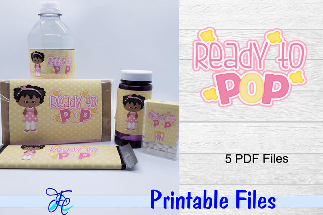 Ready To Pop - Pink aa solid 3D Paper Family Creations 