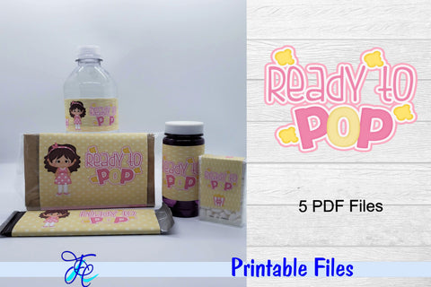 Ready To Pop - Pink w solid 3D Paper Family Creations 