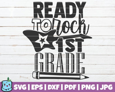 Ready To Rock 1st Grade SVG MintyMarshmallows 