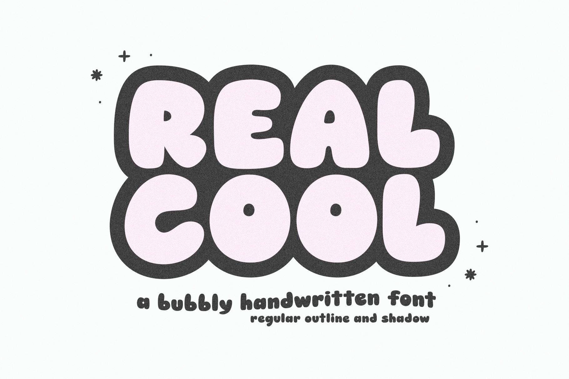 Real Cool Bubbly Retro Font So Fontsy