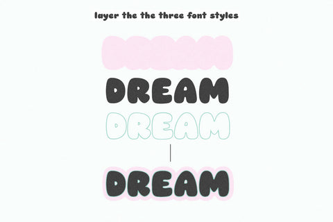 Real Cool - Bubbly Retro Font Font KA Designs 