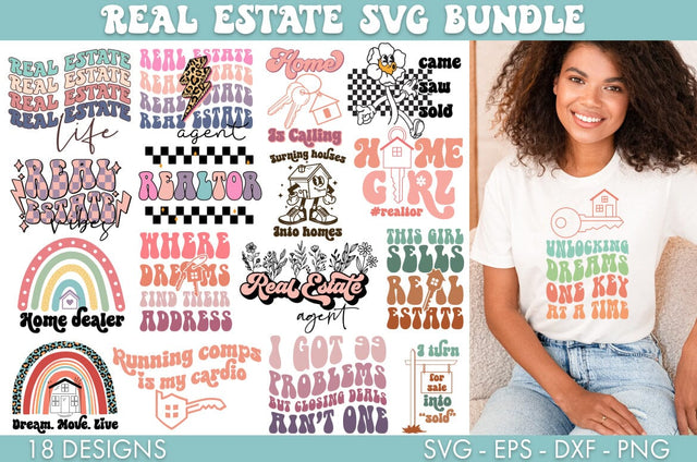 Real Estate SVG Bundle PNG Sublimation SVG Freeling Design House 