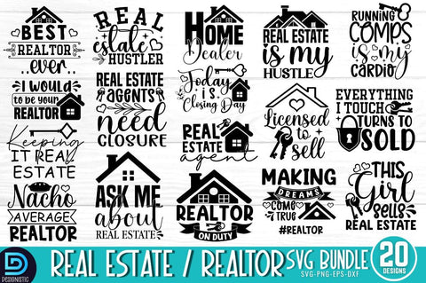 Real Estate SVG Bundle SVG DESIGNISTIC 