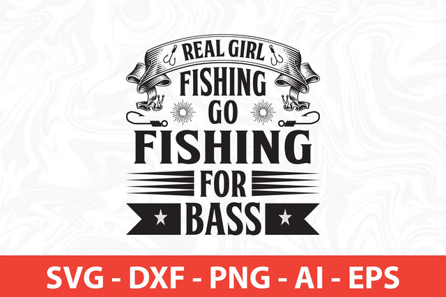 real girl fishing go fishing for bass svg SVG nirmal108roy 