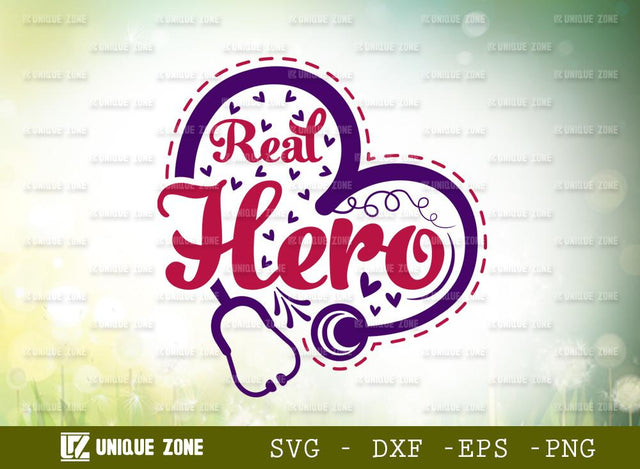 Real Hero | Hero | Valentine Day | Valentine Design | T-shirt Design SVG Unique Zone 