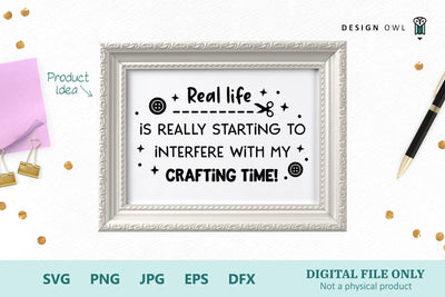 Real life is really starting to interfere with my crafting time SVG Design Owl 