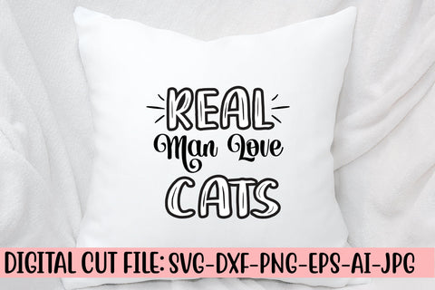Real Man Love Cats SVG Design SVG Syaman 