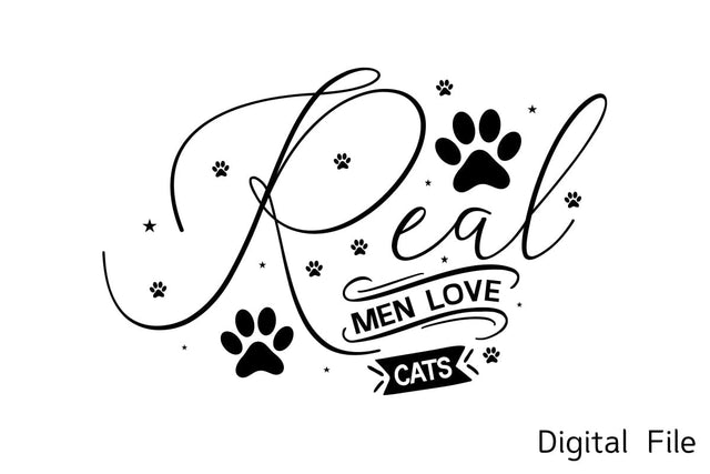 Real Men Love Cats SVG SVG designmaster24 