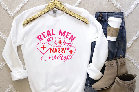Real Men Marry Nurses SVG SVG Creativeart88 