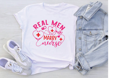 Real Men Marry Nurses SVG SVG Creativeart88 