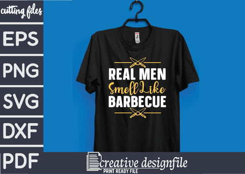 real men smell like barbecue SVG farhad farhad 