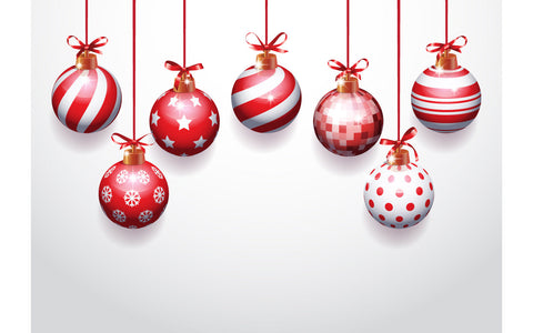 Realistic Different Christmas Balls SVG naemmiah021 