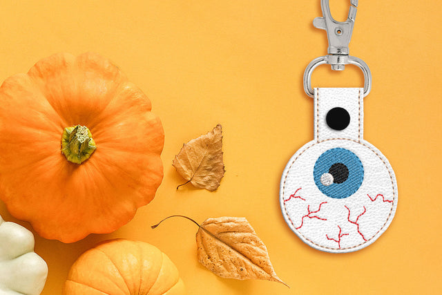 Realistic Eyeball ITH Key Fob Applique Embroidery Embroidery/Applique DESIGNS Designed by Geeks 
