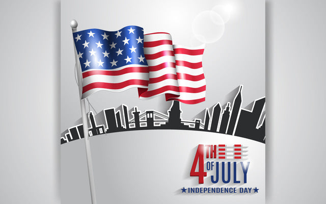 Realistic president's day event with flag SVG naemmiah021 