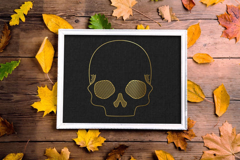 Realistic Skull SKETCH Single Line Drawing SVG SVG Designed by Geeks 