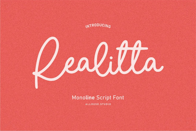 Realitta Font Allouse.Studio 