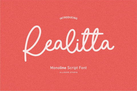 Realitta Font Allouse.Studio 